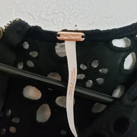 Free People striped eyelet peplum tank top - Picture 4 of 5